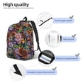 thumbnail image 5 of Daiia Vintage Floral Vintage Canvas Backpack for Men and Women ,Hiking Backpack,Travel Laptop Bag for School,Large Capacity Backpack, 5 of 8