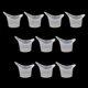 thumbnail image 1 of Recipiente De Reutilizable De Silicona De Ojos, 10x Botels De Contenedor De , 8 Ml Macarena Eye Wash Cups desechable, 1 of 6