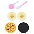 thumbnail image 3 of 11 piezas, accesorios de cocina para juegos de rol, juguetes para cortar Pizza para niños, juguetes de desarrollo, juegos de rol para regalos de 3 a 5, 3 of 8