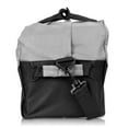 thumbnail image 3 of DALIX 18" Duffle Bag Two-Tone Sports Travel Gym Luggage Bag in Gray, 3 of 5