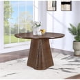 thumbnail image 2 of Meridian Furniture Bernada Brown Wood and Oak Veneer Dining Table, 2 of 13