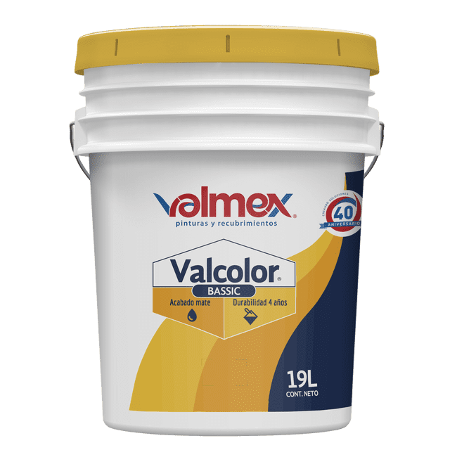 Valcolor bassic blanco mate Valmex 19L