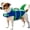 Blue, variant on Dog Life Jacket, Shark Dog Life Jacket with Sturdy Handle for Puppies and Adults, High Buoyancy Dog Floating Swim Vest
