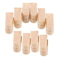 thumbnail image 1 of OULII 10Pcs Light Yellow Toothbrush Cases for Brush Protection and Daily Use, 1 of 4