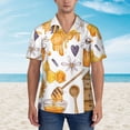 thumbnail image 2 of Susaid Honey Bee Set Print Hawaiian Shirts for Men Women,Hawaiian Summer Short-Sleeve Casual Relaxed-Fit Button-Down,3X-Large, 2 of 7