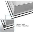 thumbnail image 7 of Neodrain No Tile Shower Niche, Stainless Steel Bathroom Shelf 25.1"x13.1" (Inner Size 24" X 12"), Two-Tier Stainless Niche, Bathroom Niche Cubby for Storage, No Tile Needed Recessed, (Brushed), 7 of 7