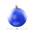 thumbnail image 3 of TanSiDing 24Pcs Shiny Glossy Christmas Tree Ornaments, Shatterproof Plastic Holiday Hanging Ball Decorations for Festive Tree Party Decor, 3 of 5