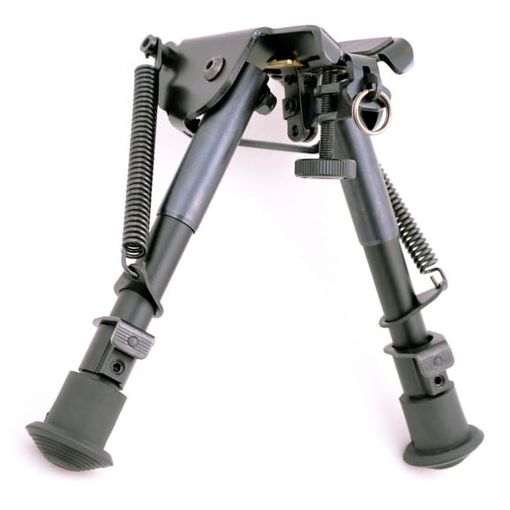 Hammers Lightweight Low Profile 700 Shooting Bipod with Sling Stud Adapter 6"-9" Foldable Legs