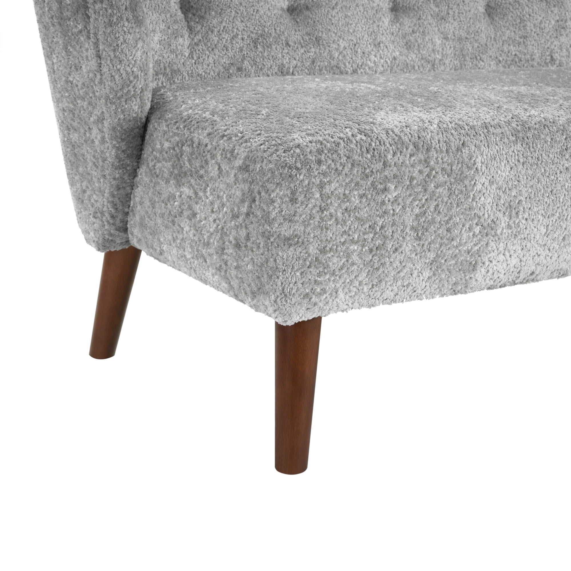 Leumius 73.6" 3-Seater Sofa, Modern Tufted Upholstered Couch Comfy Upholstered Sofa for Living Room, Apartment, Light Grey
