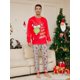 thumbnail image 4 of Conjunto de pijama de Navidad para padres e hijos - Madre, 4 of 8
