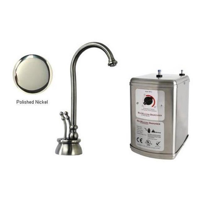 Westbrass D262H-05 Kit de Distributeur d'Eau Chaude-Froide - Nickel Poli