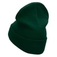 thumbnail image 2 of Grandpas Favorite Embroidered 12 Inch Long Knitted Beanie - Dk Green OSFM, 2 of 5