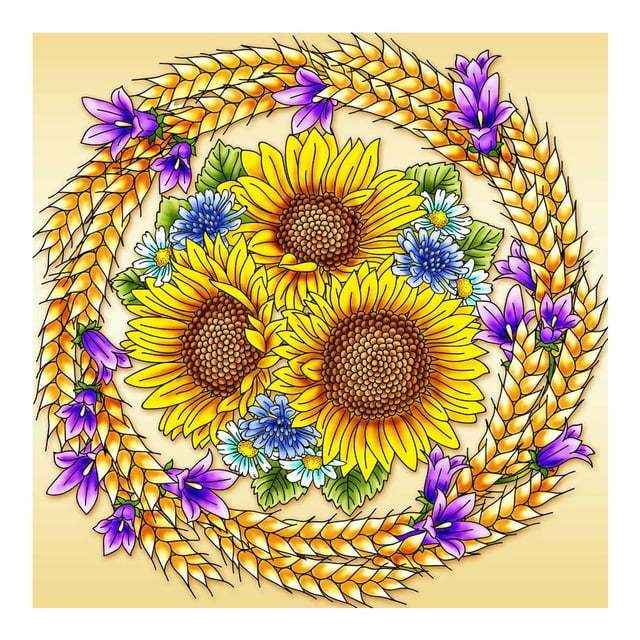 Cuadros Decorativos Pintura de diamante Taladro especial parcial Girasol Imagen de diamantes de imitación DQrwqpou Nuevos Originales
