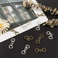 thumbnail image 2 of 50 piezas de dijes de aleación de estilo tibetano con tono de tono para esposas de policía para hacer joyas de bronce y plata., 2 of 8