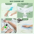 thumbnail image 2 of Welfibr Twin Size 100% Waterproof Mattress Protector Rayon from Bamboo, Soft Breathable Bed Cover, Noiseless Fitted Sheet with 6"-18" Deep Pocket, Green, for Home, Dorm and Hotel Use, 2 of 9