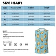 thumbnail image 5 of Lsque Lemon Ice Cream Print Men's Cotton Blend Sleeveless Muscle Shirts (S-3XL)- Moisture Wicking, Odor Protection, UPF 30+,Medium, 5 of 8
