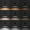thumbnail image 5 of FSLiving Adjustable Height Juno Track Lighting Pendants, J-Type Track Pendant Light with Macaron White,E26 Smart 7W LED Bulbs Track Mount Pendant Light Ornament for Bar Island 3 Lights, 4 Ft Cord, 5 of 9