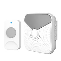 Newhouse Hardware Wireless Battery Operated Chime with Flash LED Light for Hearing Impaired