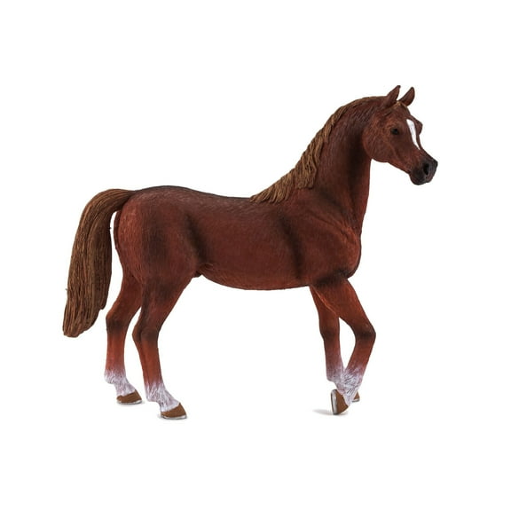 MOJO - Realistic Horse Figurine, Chestnut Arabian Stallion