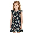 thumbnail image 1 of Lsque Chemise de Nuit Imprimée Requins Dessin Animé pour Filles, Pyjamas Doux et Mignons pour Enfants, Robe de Nuit Licorne Pyjamas pour Petits Enfants Tout-Petits Chemise de Nuit Douce-Petit, 1 of 6