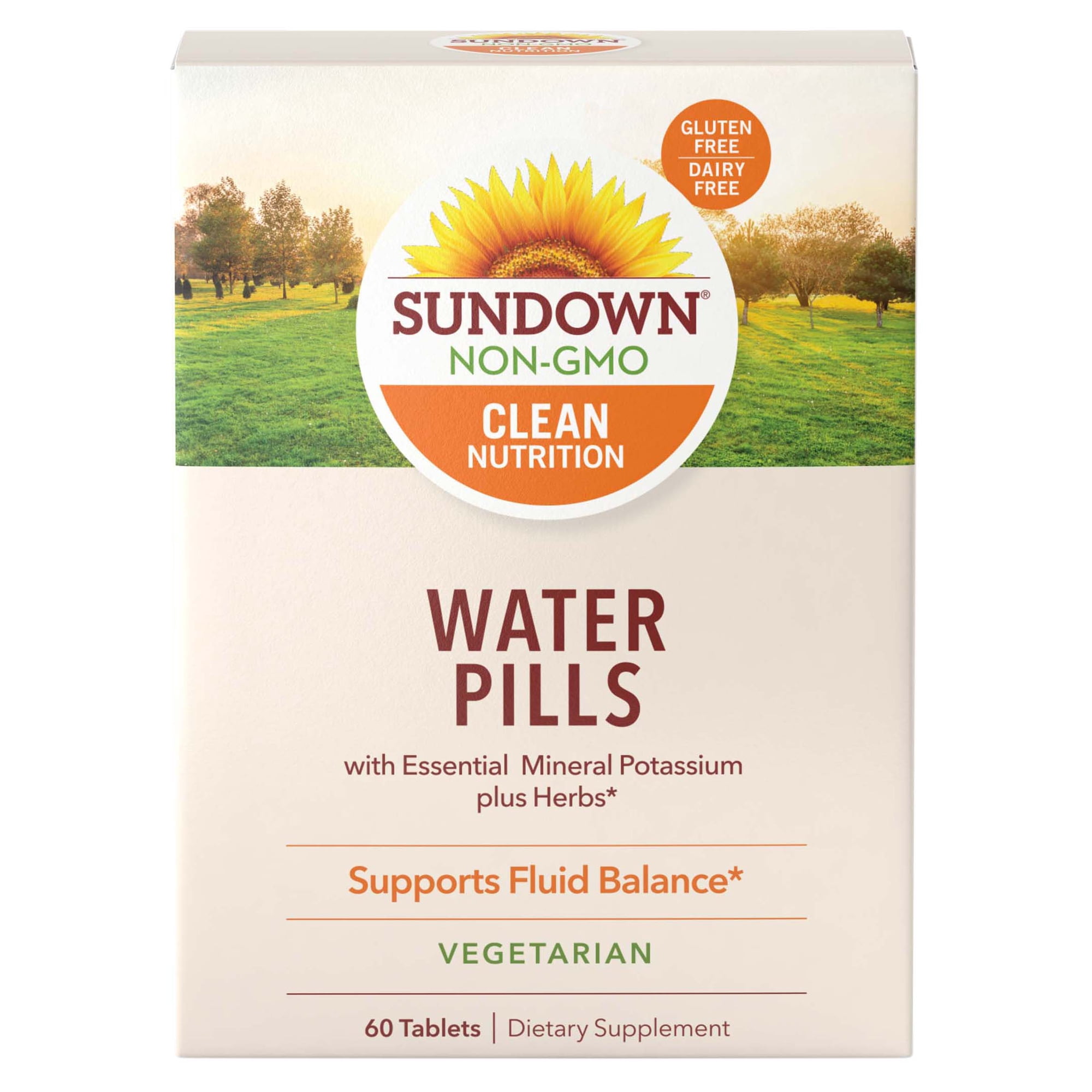Sundown Naturals® Natural Herbal Water Pills, 60 Tablets