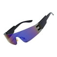thumbnail image 2 of Sports Sunglasses 400 Eyewear Sun Glasses Punk Shock Rimless Goggles for Party Biking Driving Unisex Adult blue plated, 2 of 8