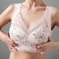 thumbnail image 2 of KHONTS Lace Plus Size Push up Bras for Women Back Seamless Wireless Bra Soft Comfy T Shirts Bralettes for Daily Wear Beige XXXL, 2 of 4