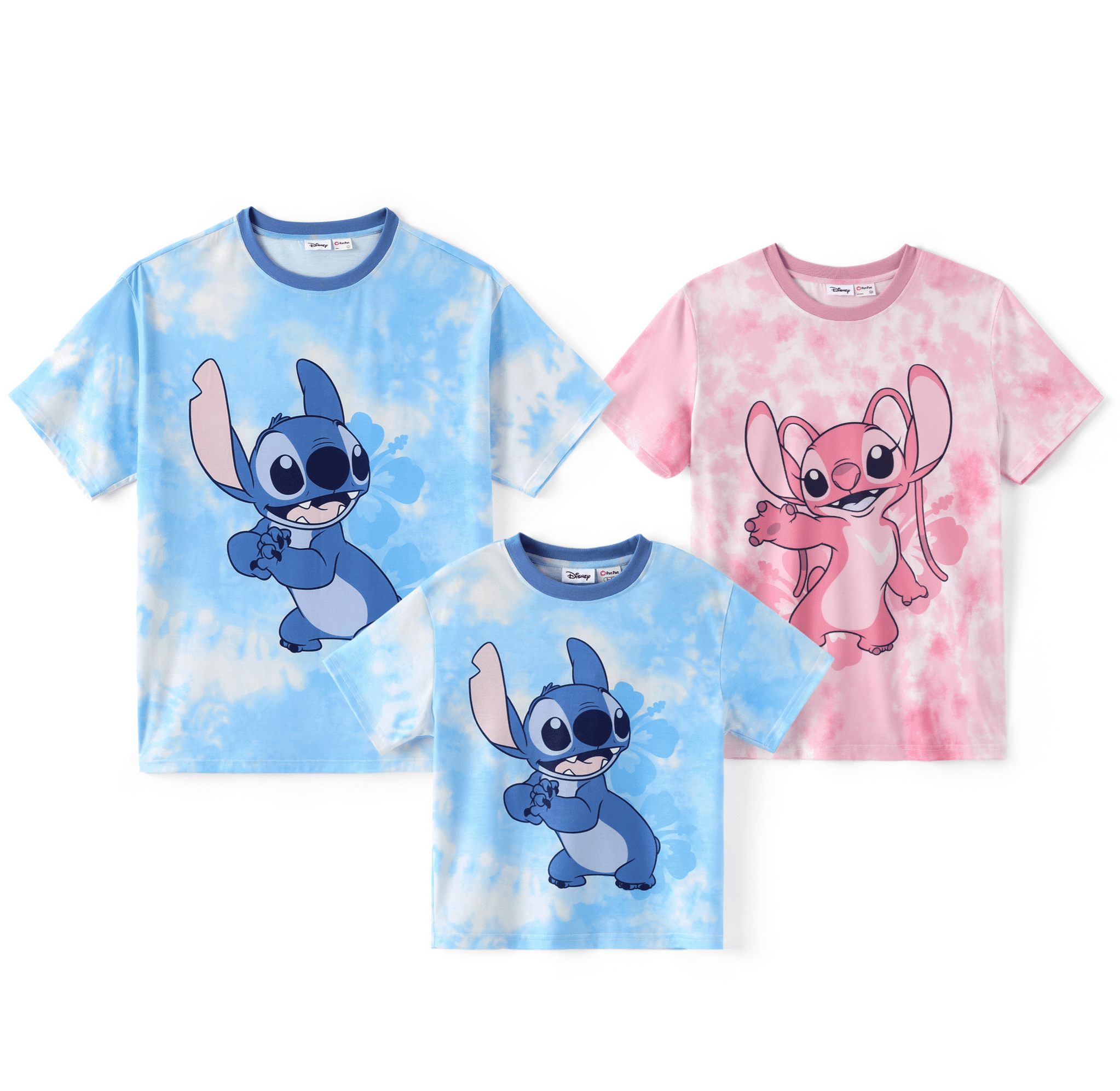 Disney Lilo & Stitch Family Matching Mother's Day T-Shirts Tie-Dye