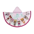 thumbnail image 4 of LOL Surprise Kids Sherpa Snuggle Wrap Hoodie Blanket, Pink, 4 of 7