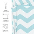 thumbnail image 5 of Noble Linens Turquoise Arrow Pattern Duvet Set 3-Piece Duvet Cover Set, King/Cal King, 5 of 12