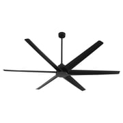 Quorum International 35846-59 Spree 84 6 Blade Indoor / Outdoor Led Ceiling Fan - Black