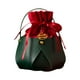 thumbnail image 1 of Bolsas de manzanas navideñas, bolsas de regalo de terciopelo de Papá Noel, bolsas de regalos navideños para el hogar Verde, 1 of 9
