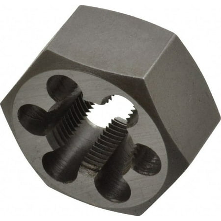 

3/4-20 UNEF RH Thread 1-7/16 Hex Rethreading Die Carbon Steel 3/4 Thick