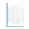 thumbnail image 1 of White Wood Veins Pattern Background Book Sheet Protectors Portfolio Binder Folder, 1 of 3