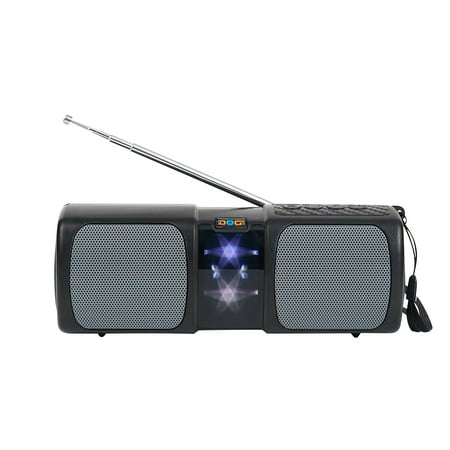 

Winter Savings Clearance! SuoKom Portable Bluetooth Speaker with Solar Charging ，FM Radio-Function LED Light Light High-Power Wireless Speaker