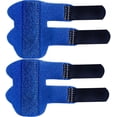 thumbnail image 1 of Attelle de Doigt à Gâchette, 2 Pcs Attelle de Soutien pour Doigt, Sangle de Doigt, Support en Aluminium Réglable pour Redressement des Extensions pour Tendon et Libération de la Douleur, 1 of 5