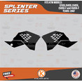 thumbnail image 4 of Kalair GFX Graphics Kit for Ktm Motocross 2-STROKE 125SX, 150SX and 250SX (2007) Splinter Series, 4 of 5