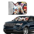 thumbnail image 6 of My Hero Academia Car Windshield Sun Shade, Front Window Sun Shades, Visor Shield Cover For Car Suv Truck, Visor Protector Blocks Uv Rays, Keep Your Vehicle Cool, Medium, 55*29.9 Inch, 6 of 8