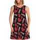 thumbnail image 1 of Balery Heart and love Vestidos de verano para mujer con estampado: vestido holgado sin mangas, vestido playero informal y cómodo para días calurosos., 1 of 7