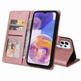 thumbnail image 6 of Allytech Samsung Galaxy A23 5G Case Synthetic Leather Case, Book Folding Flip Case with Kickstand Credit Card Slot Magnetic Closure Protective Cover for Galaxy A23 5G - Rosegold, 6 of 7