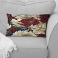 thumbnail image 4 of Designart "Luxurious Poppy Splendor" Floral Printed Throw Pillow, 4 of 5