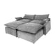 thumbnail image 1 of Sala con 2 taburetes Nabu Gris Kessa Muebles, 1 of 5