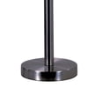 thumbnail image 4 of Benjara Febe 26" Table Lamp- Large Bulb Shade- Glass- Metal- Black Nickel, 4 of 7