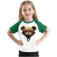 thumbnail image 4 of RXIRUCGD 2025 Vêtements d'Été pour Enfants Tout-Petits Garçons Filles Mode Mignon Col Rond Imprimé Manches Courtes Haut, 4 of 7