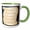 Green/White, variant on 3drose, Haley the Meaning, 15oz Mug