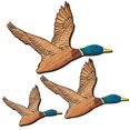 thumbnail image 1 of 3 Size Mallard Duck Wall Art Wooden Ducks Wall Decor Rustic Flying Birds Wall Decor Carved Wood Wal, 1 of 5