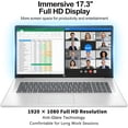 thumbnail image 3 of HP 17-inch Laptop, Intel i5-1334U 10-Core, 20GB RAM, 512GB SSD, Win 11 Pro, Backlit Keyboard, Fingerprint Reader, 3 of 8