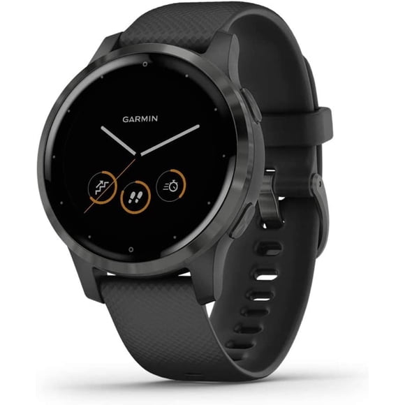 Refurbished (Good) Garmin vivoactive 4S GPS Watch with Heart Rate Monitor - Black