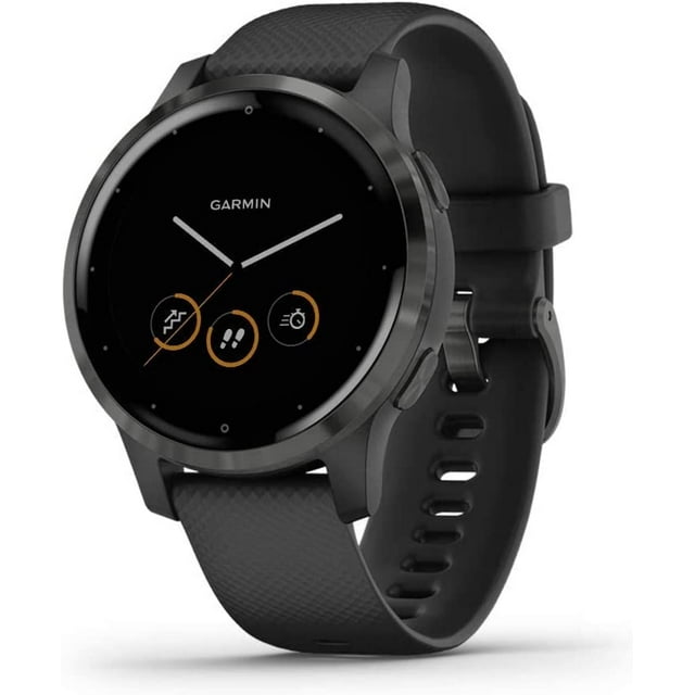 Remis à Neuf (Bon) Garmin vivoactive 4S Montre GPS avec Moniteur de Fréquence Cardiaque - Noir