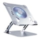 thumbnail image 1 of Soporte para computadora portátil Sunnimix con ventilador de refrigeración Ajustable plata, 1 of 8